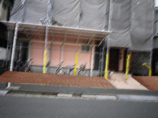 スタンプコンクリート, スプレーコンクリート　施工前　イメージ写真の作成